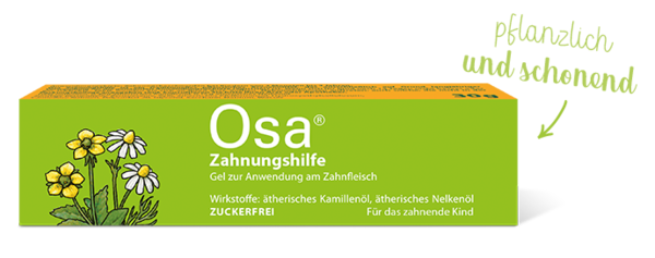 Osa® Zahnungshilfe  Gel zur Anwendung am Zahnfleisch