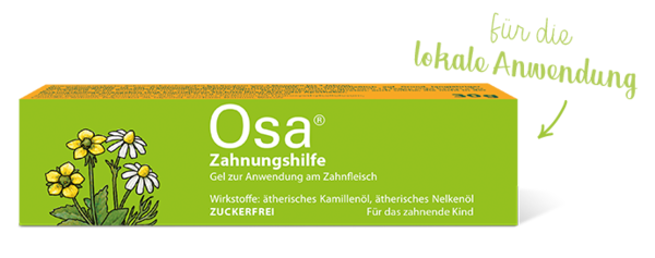 Osa® Zahnungshilfe  Gel zur Anwendung am Zahnfleisch