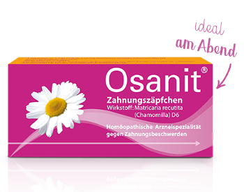 Osanit® Zahnungszäpfchen