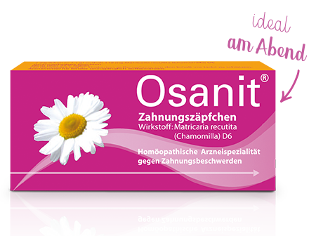 Osanit® Zahnungszäpfchen