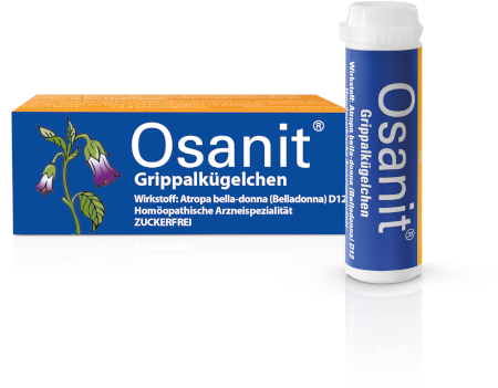 Osanit Grippalkuegelchen mit Phiole