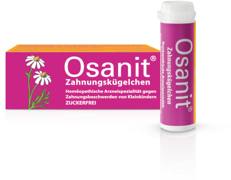 Osanit Zahnungskuegelchen mit Phiole