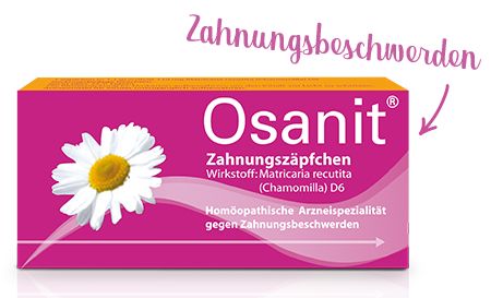 Osanit® Zahnungszäpfchen