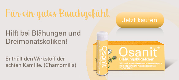 Osanit® Blähungskügelchen - Für ein gutes Bauchgefühl