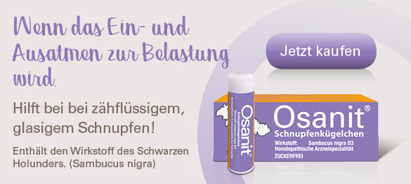 Osanit® Schnupfenkügelchen - Endlich Durchatmen. Auch für Mama und Papa.