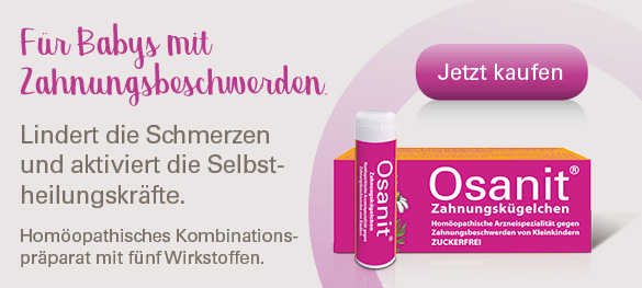 Osanit® Zahnungskügelchen - Keine Tränchen beim ersten Zähnchen!